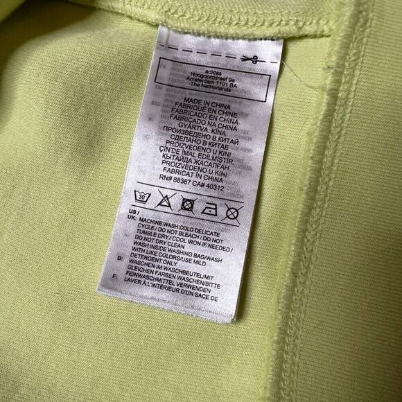 Adidas x Ivy Park Chartreuse Hoodie Sweatshirt Oversized Large Hooded Beyonce - Picture 9 of 15
